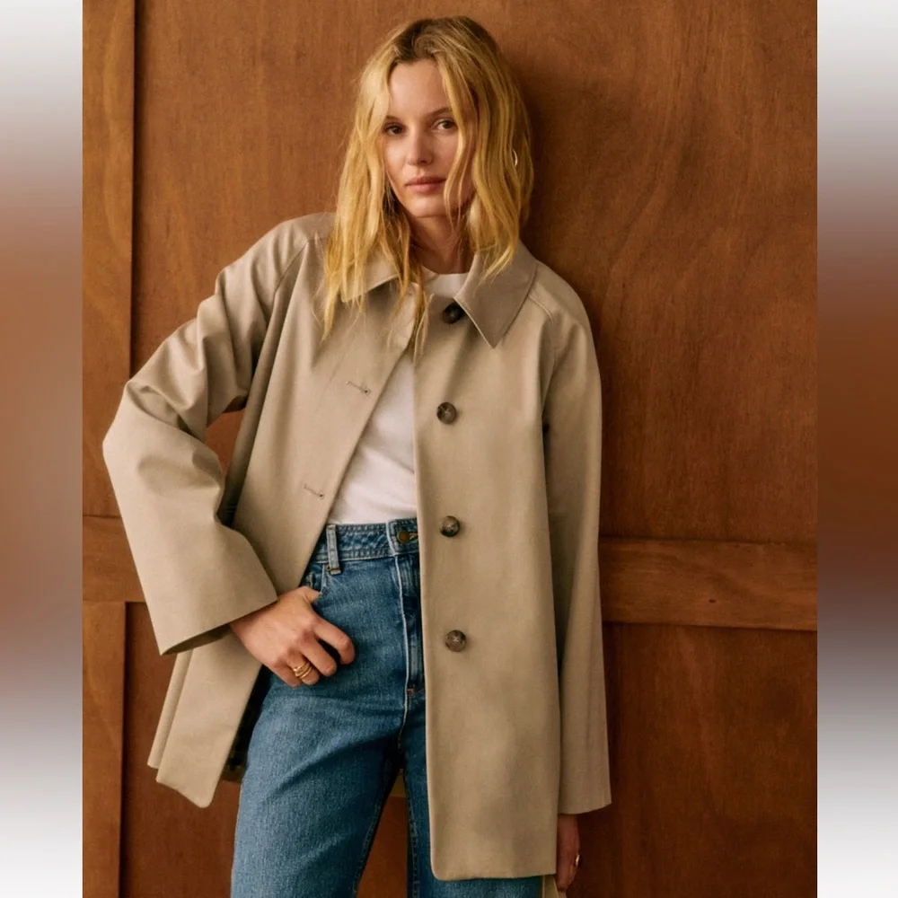 Sezane | Jackets & Coats | Sezane Carter Trench Coat | Poshmark